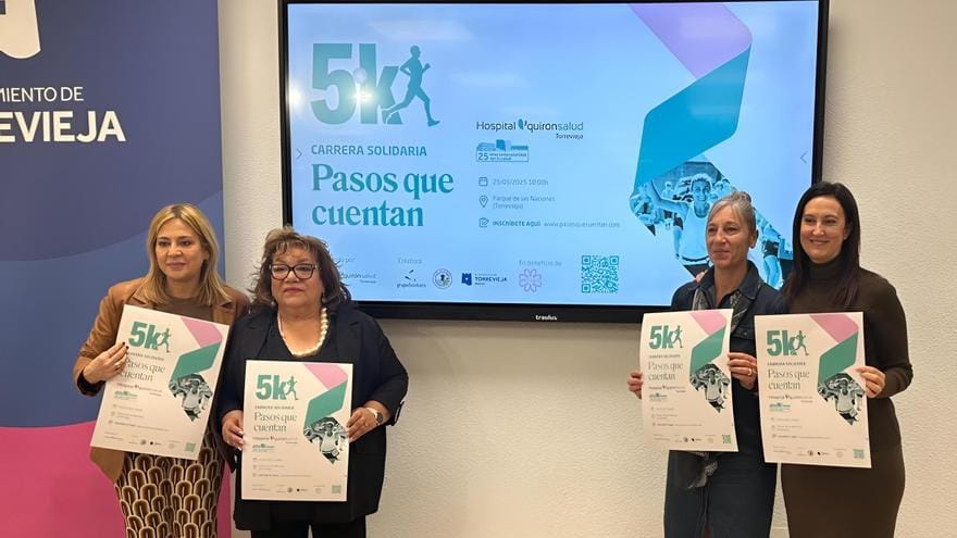 Carrera solidaria "5k pasos que cuentan Quirónsalud" a beneficio de Afecáncer