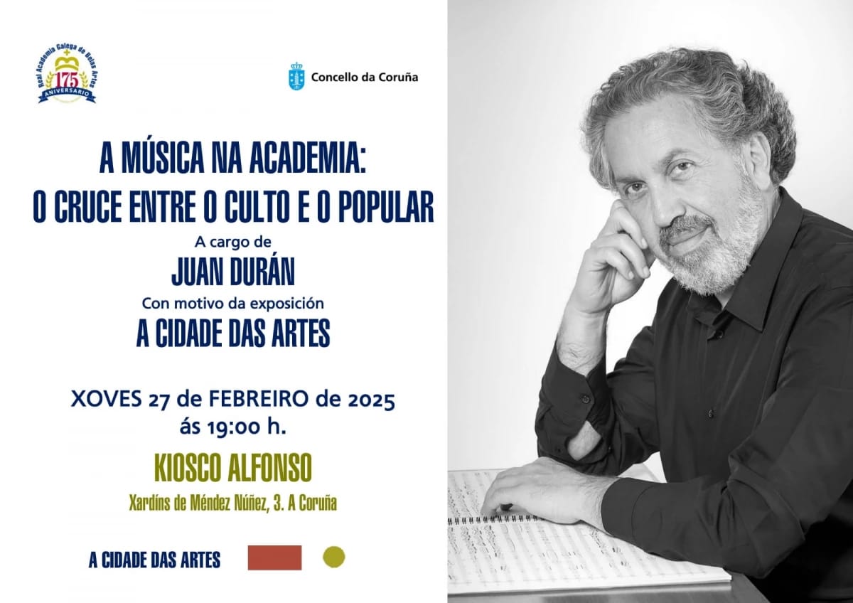 Conferencia "A música na academia: o cruce entre o culto e o popular"