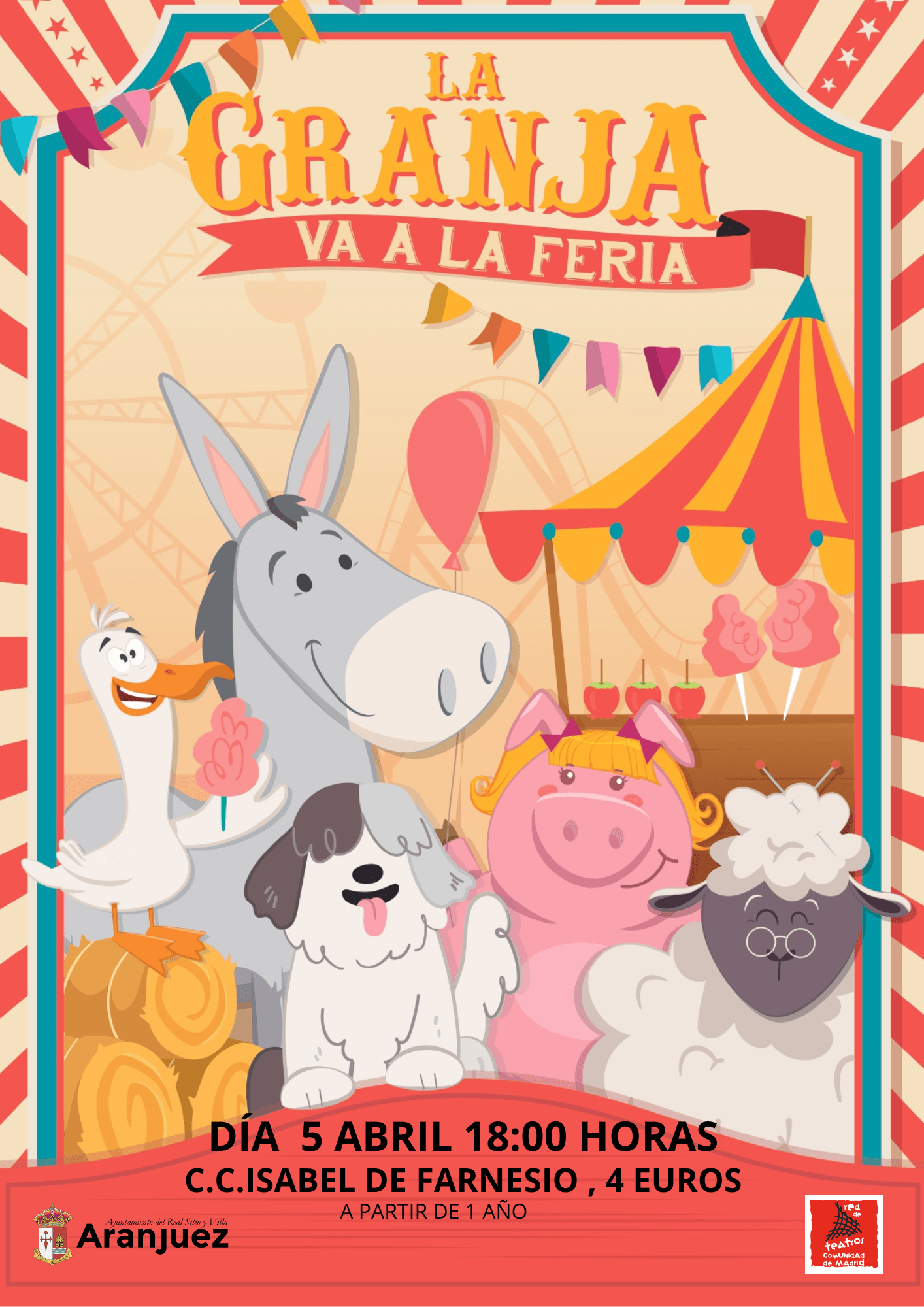 LA GRANJA VA A LA FERIA. TEATRO INFANTIL