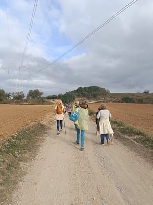 Ruta del Veinticinco de Septiembre a la fuente de Can Barba y Can Domènec