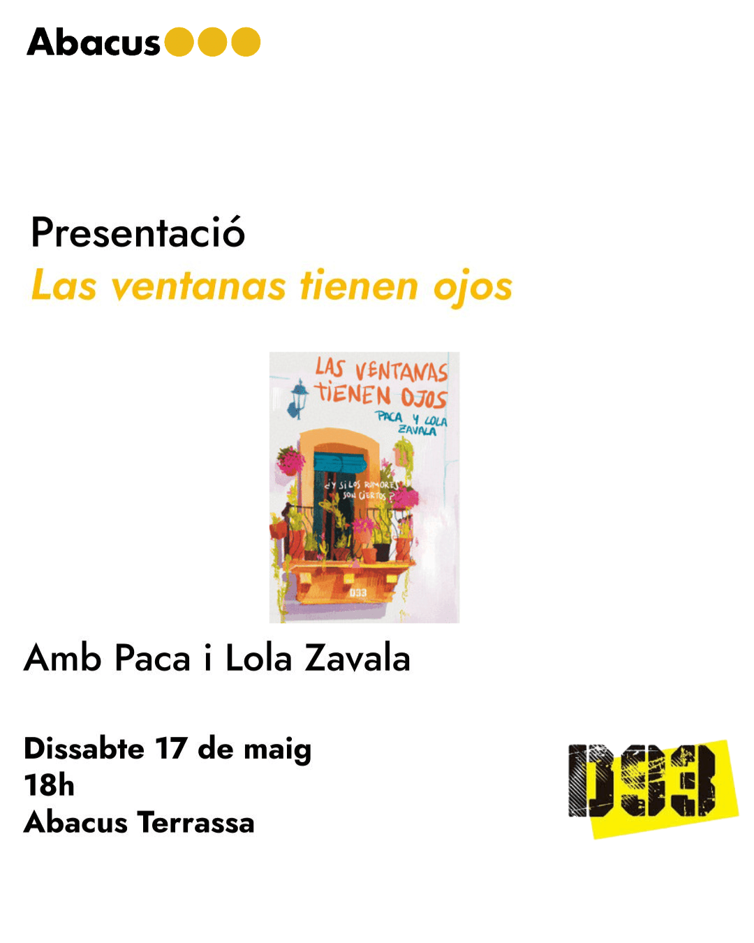 Presentació del llibre Las ventanas tienen ojos