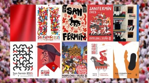 Votación carteles finalistas San Fermín 2025