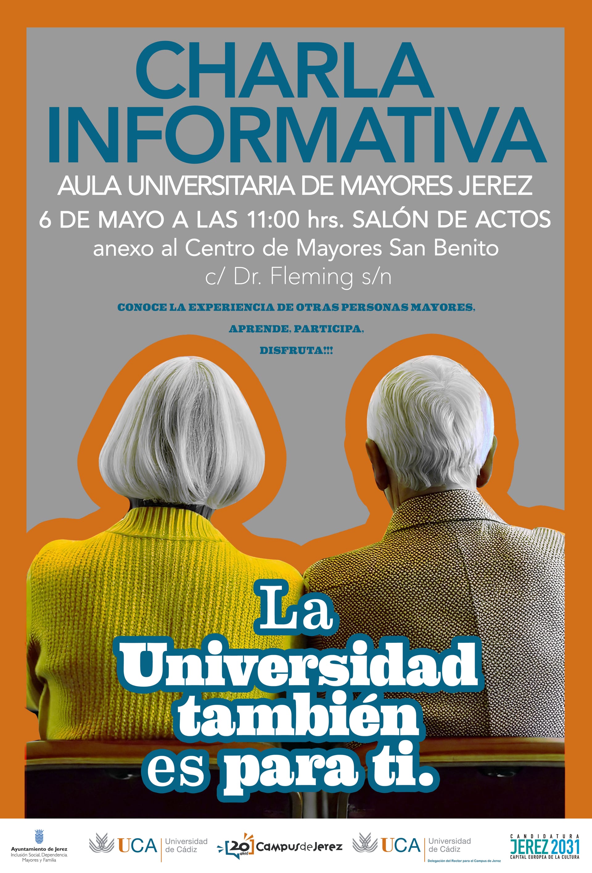 Charla Informativa Aula Universitaria de Mayores