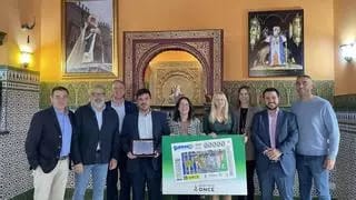 Cupón de la ONCE dedicado a la filà Marrakesch de Alcoy