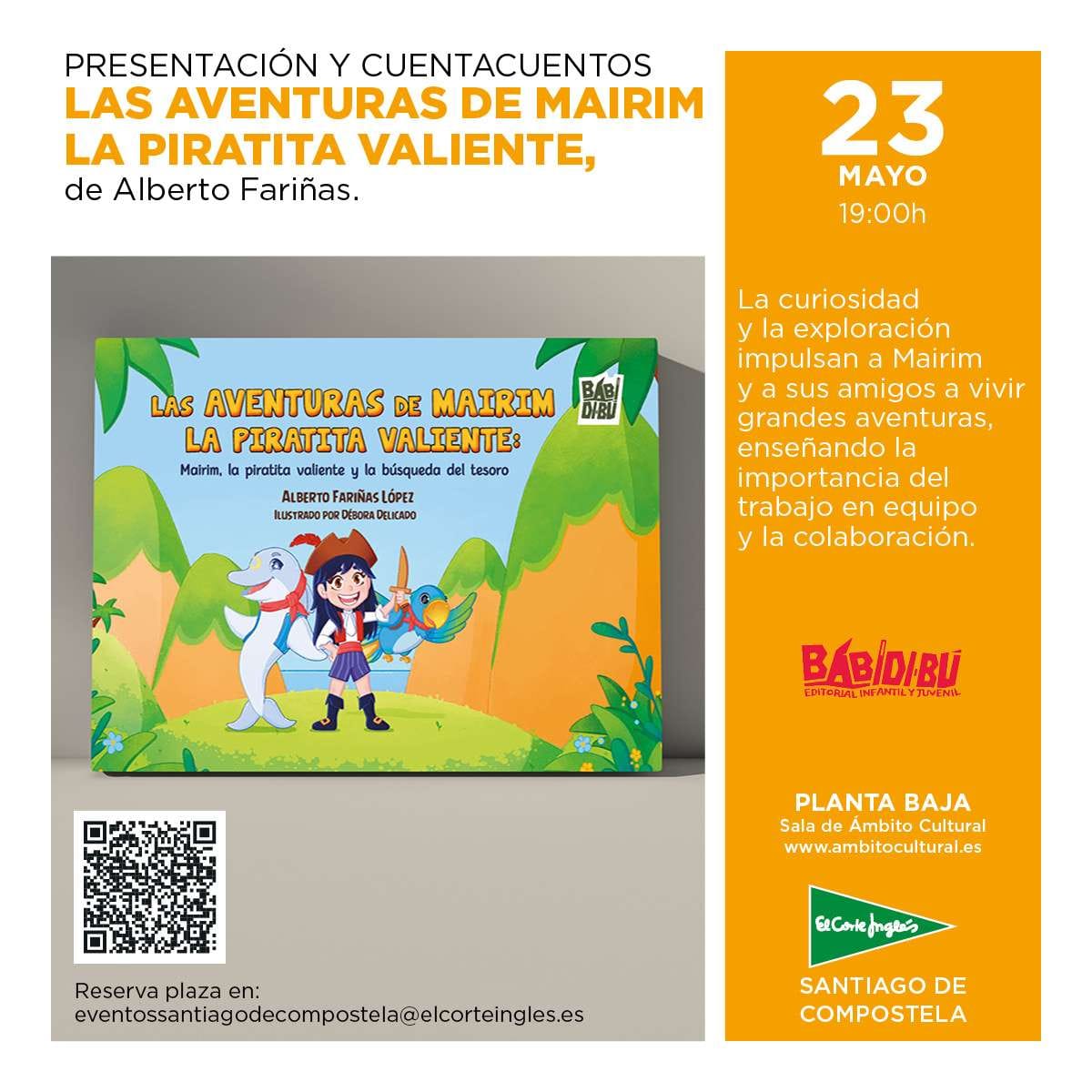 Presentación de cuento "Las aventuras de Mairim la piratita valiente"