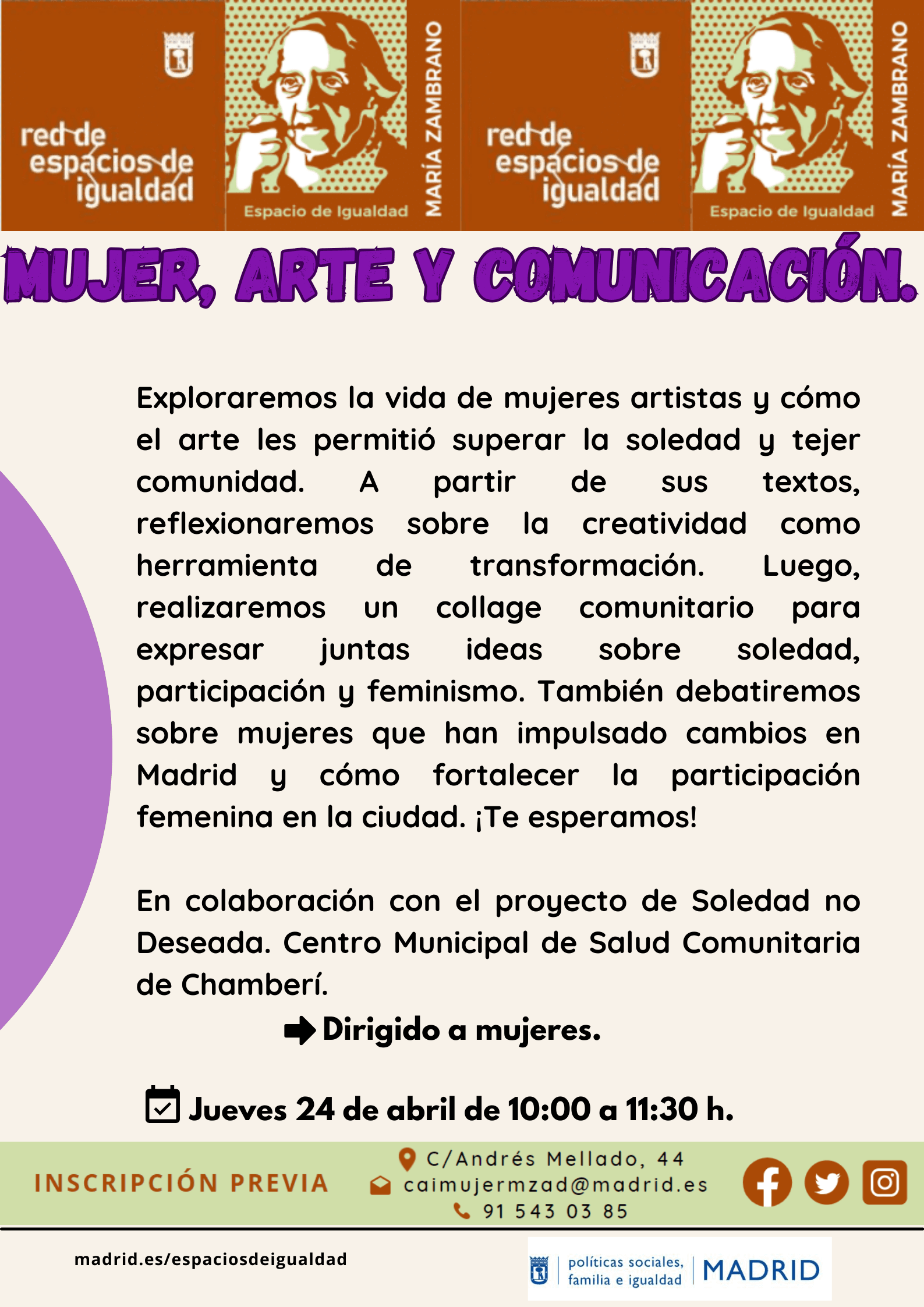 Mujer, arte y comunicación