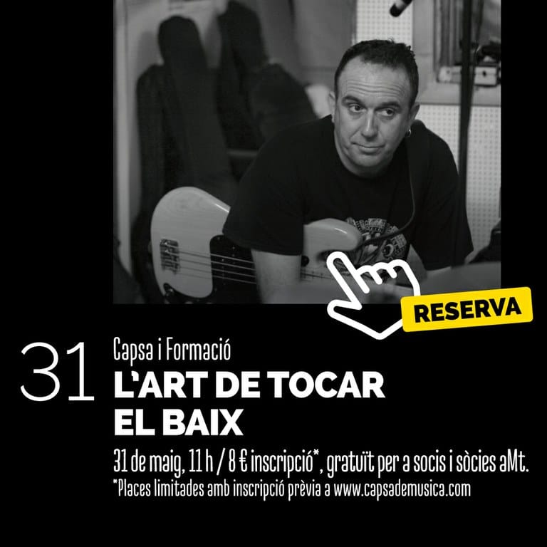Capsa i formació, l'art de tocar el baix amb Pepe Sáez