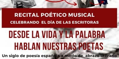 Día de las escritoras. Recital poético musical