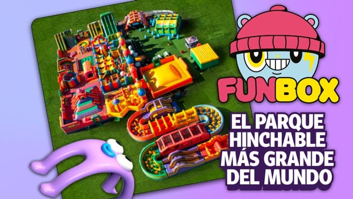 FUNBOX, el parque de hinchables más grande del mundo
