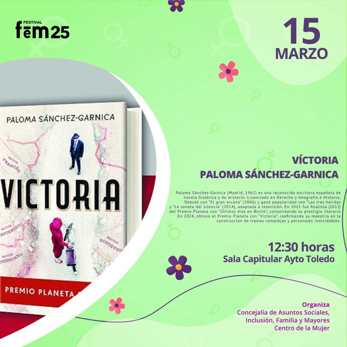 Presentación libro “Victoria” de Paloma Sánchez Garnica