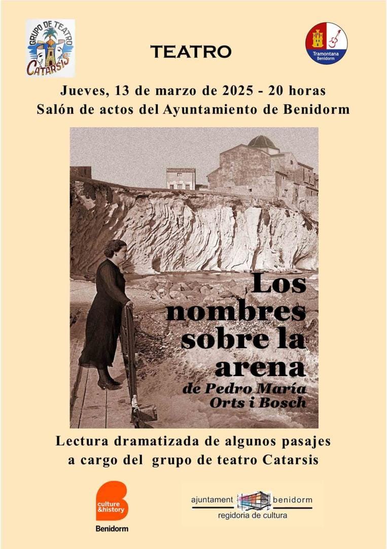 Teatro Amateur. Lectura dramatizada "Los nombres sobre la arena"