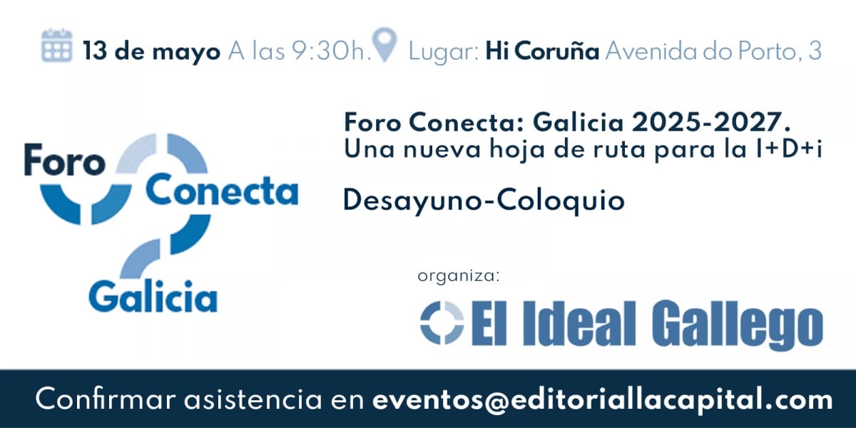Foro Conecta: Galicia 2025-2027. Una nueva hoja de ruta para la I+D+i