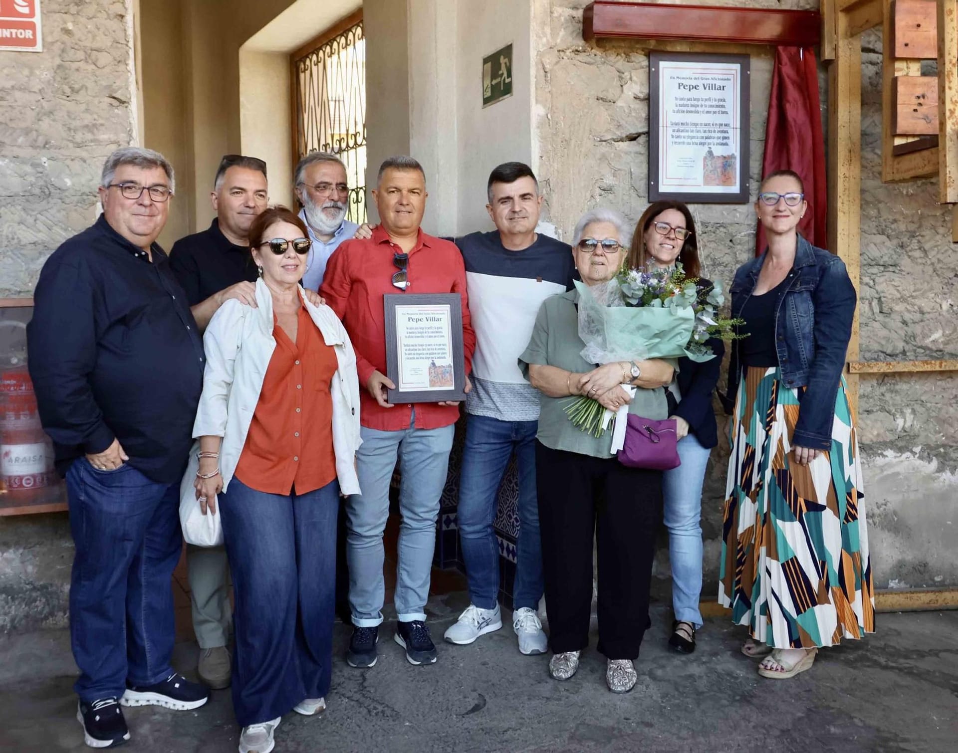 Homenaje póstumo a Pepe Villar