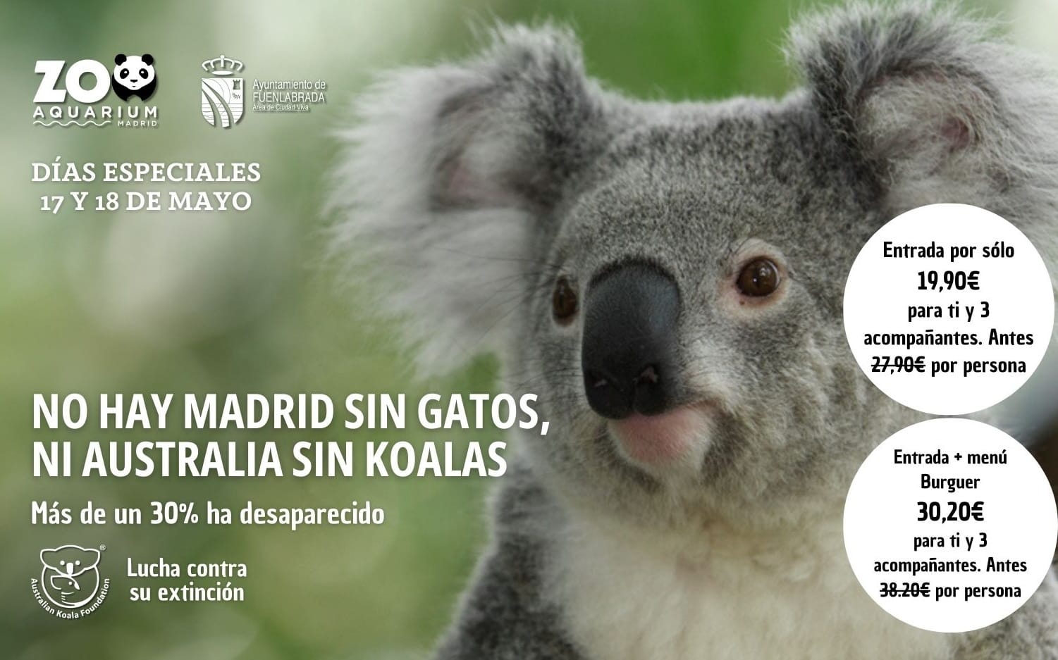 Precio especial Zoo Aquarium de Madrid