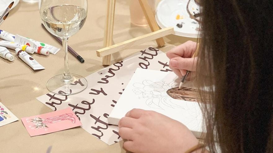 Arte y vino: Cerámica y macramé