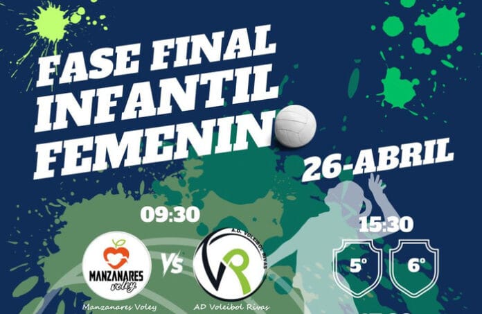 Infantil femenino de la AD Voleibol Rivas