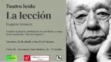 Representación teatral de 'A lección' de Eugene Ionesco