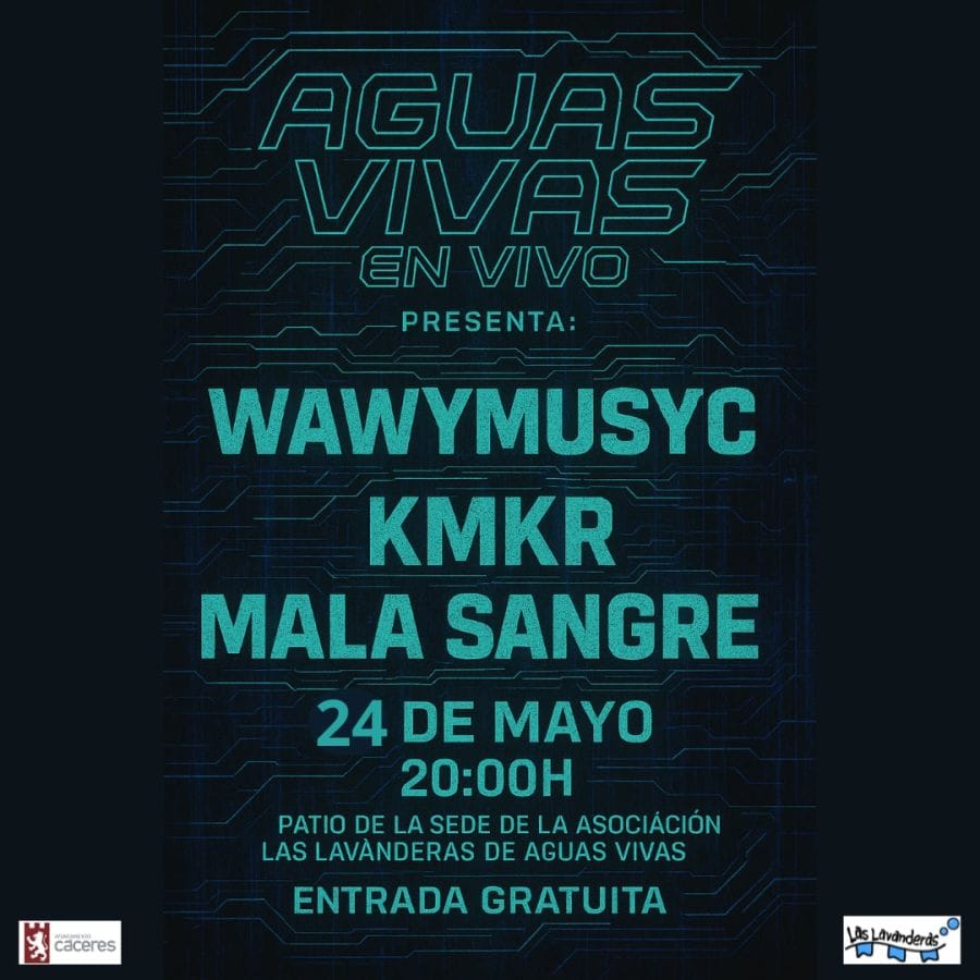 Aguas Vivas en vivo: MALA SANGRE - KMKR - WAWYMUSYC