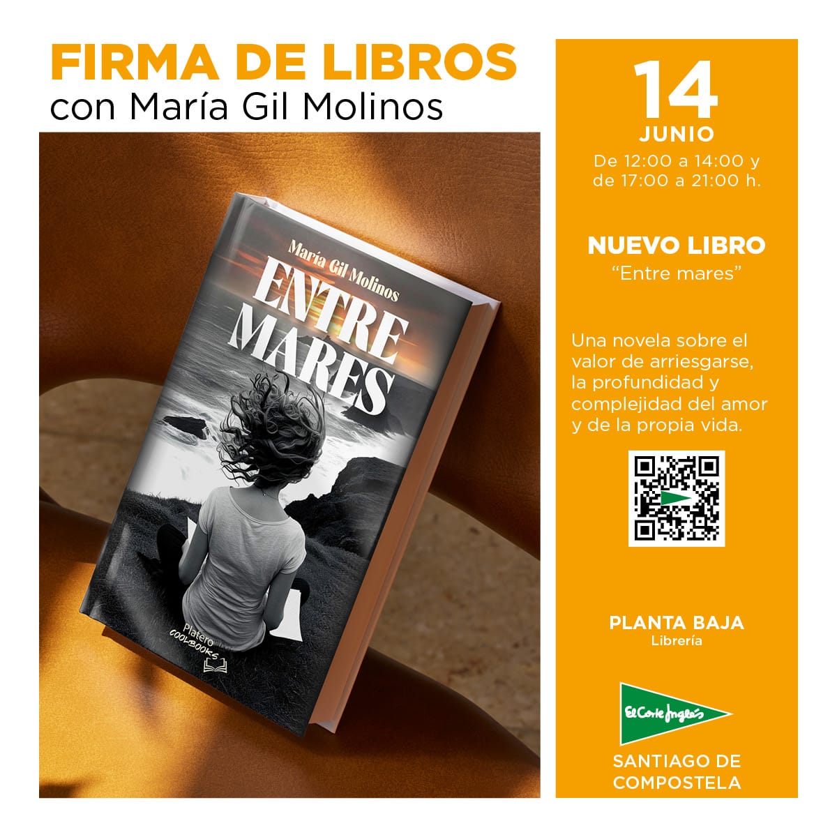 Firma de ejemplares de 'Entre mares'