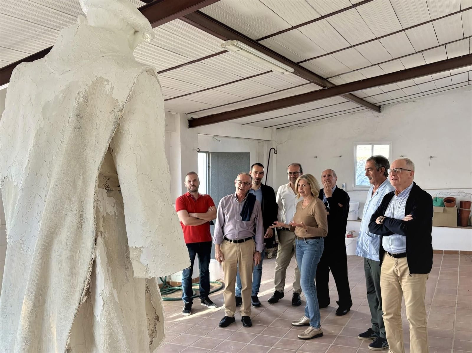 Inauguración del monumento al hermano Adrián