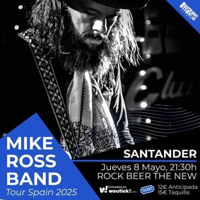Mike Ross Band. Tour Spain 2025