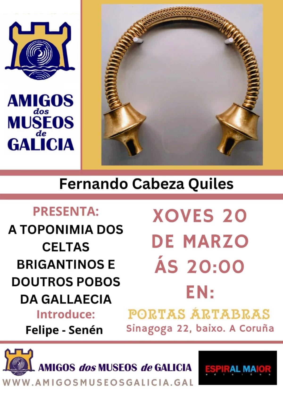 Presentación de 'A Toponimia dos celtas brigantinos e doutros pobos da Gallaecia'