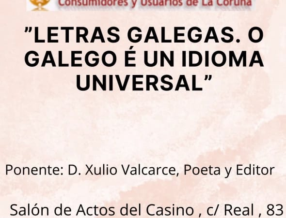 Letras galegas. O galego é un idioma universal