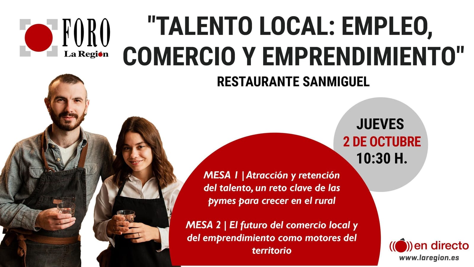 Jornada de Talento Local: empleo, comercio y emprendimiento