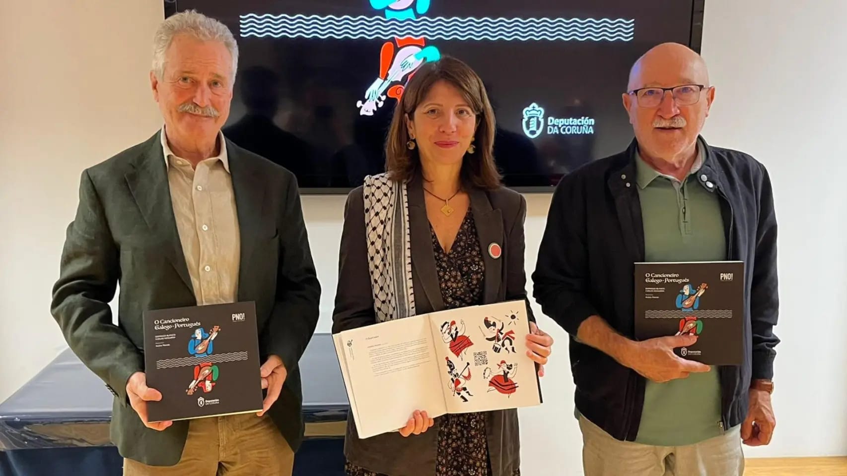 Presentación del 'Cancioneiro galego portugués'