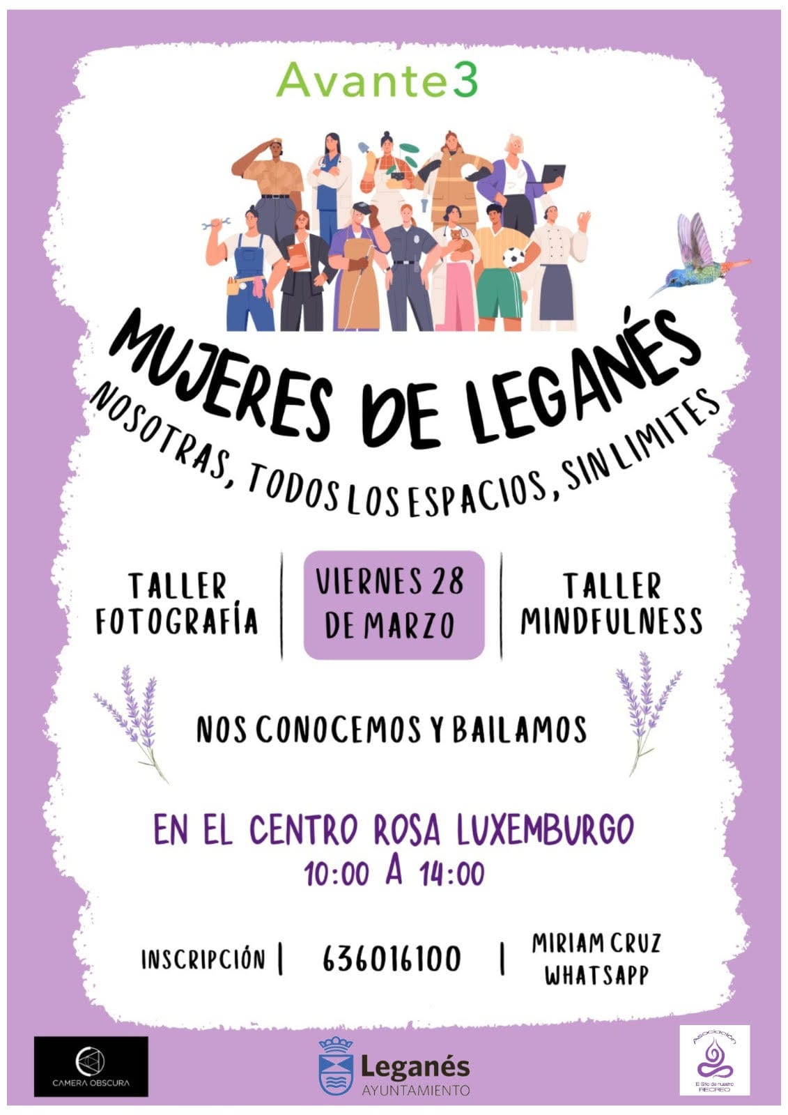 Mujeres de Leganés: taller de fotografía y mindfulness