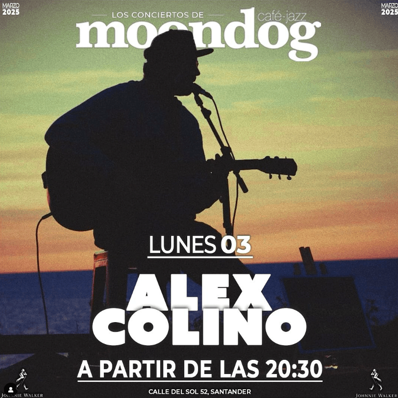 Álex Colino en concierto