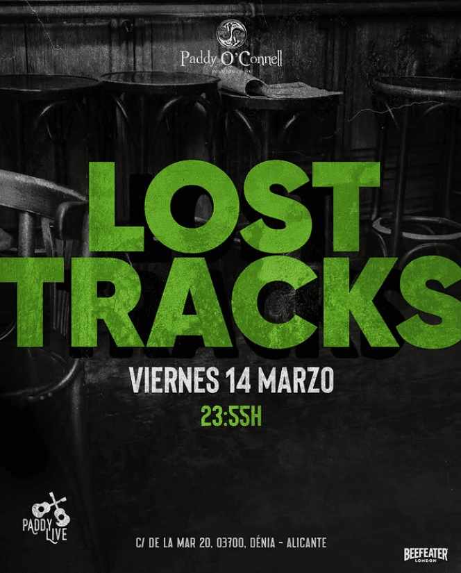 Concert: Lost Tracks at Paddy's