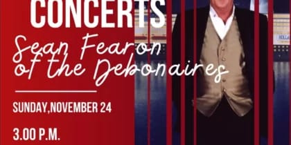 Sean Fearon of The Debonaires double show at Lydia's North
