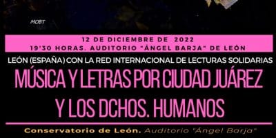 Música y letras por Ciudad Juarez y los derechos humanos.