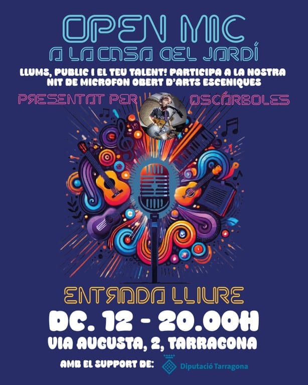 "Open Mic" a la casa del Jardí