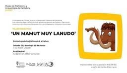 Taller infantil en el MUPAC: "Un mamut muy lanudo"