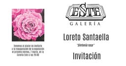 Inauguración de la exposición pictórica de Loreto Santaella "Sinfonía rosa"
