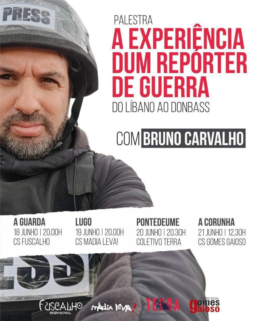 A experiência como repórter de guerra no Líbano e no Donbass