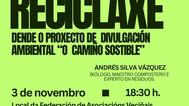 Charla sobre reciclaxe - O camiño sostible