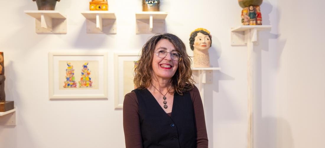 Ollos de Vidro · Visita · Germán Labrador e Carmen Romero