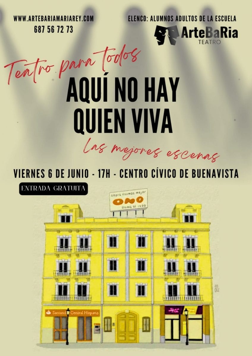 ArteBaRia. Escenas adaptadas de “Aquí no hay quien viva”