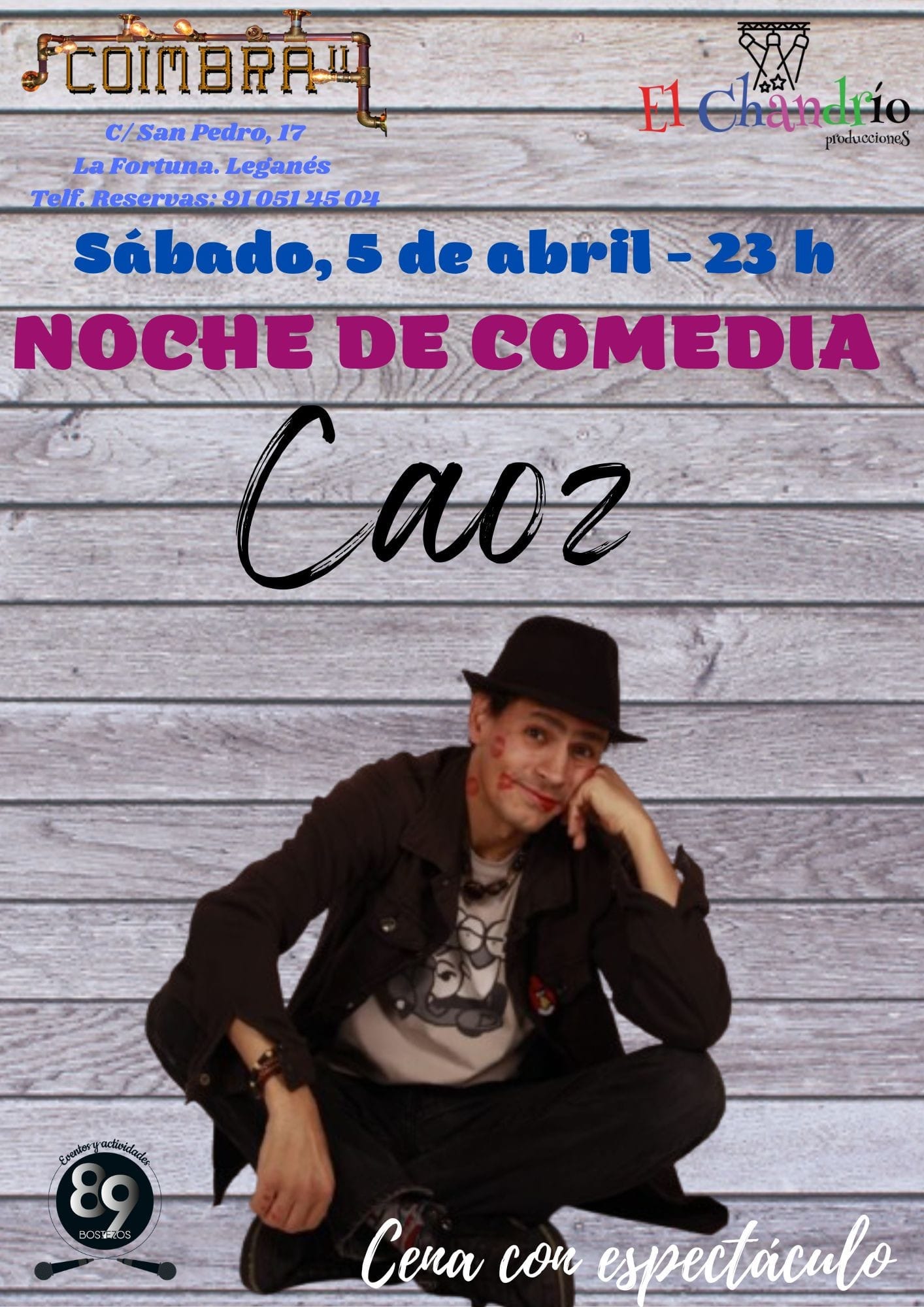 Noche de comedia con Caoz en Coimbra II