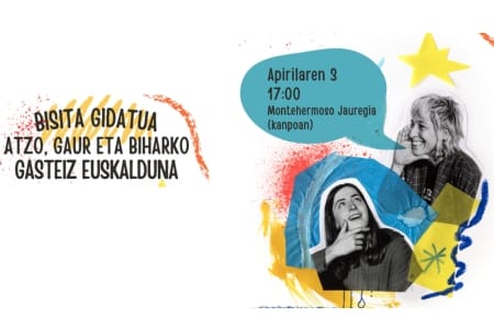 "Atzo, gaur eta biharko Gasteiz euskalduna", visita guiada