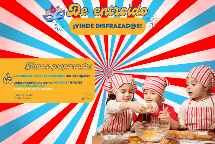 Taller de filloas y pintacaras para la celebración del carnaval