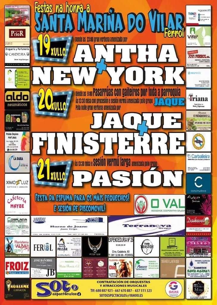 Fiestas de Santa Mariña do Vilar