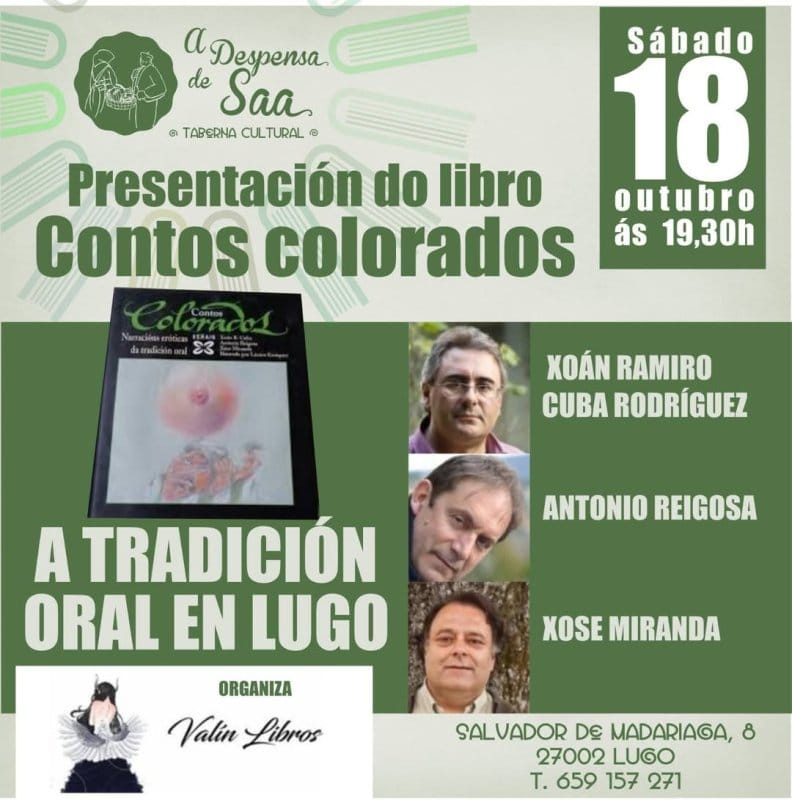 Presentación do libro 'Contos Colorados'