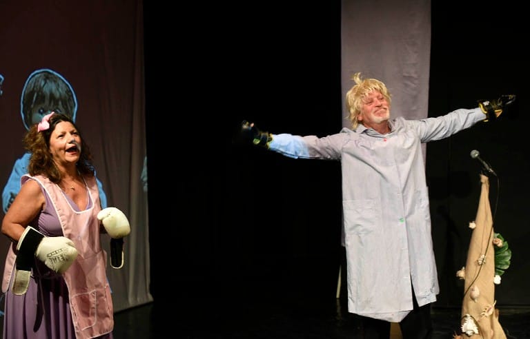 A escena Microteatre: Acaba de passar