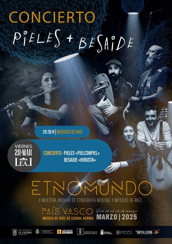 Etnomundo - V Muestra Insular de Etnografía Musical y Música de Raíz Pieles + Besaide