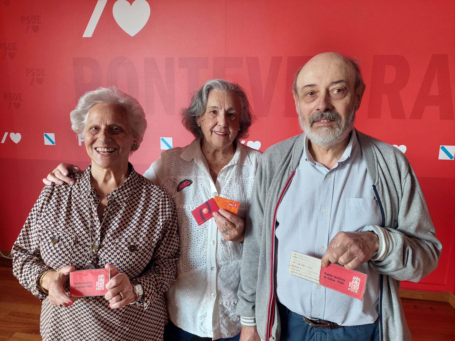 Homenaje a la militancia más veterana del PSOE