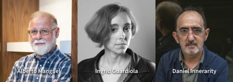 Diàlegs de Sant Jordi. Alberto Manguel, Ingrid Guardiola i Daniel Innerarity